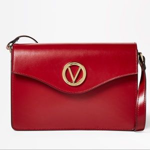 VALENTINO jade red lipstick bag